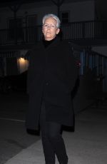 JAMIE LEE CURTIS Out for Dinner at Giorgio Baldi in Santa Monica 11/11/2022