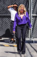 JEANIE BUSS Arrives at Jimmy Kimmel Live in Los Angeles 08/15/2022