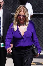 JEANIE BUSS Arrives at Jimmy Kimmel Live in Los Angeles 08/15/2022