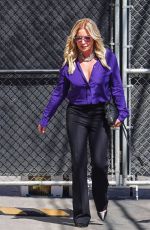 JEANIE BUSS Arrives at Jimmy Kimmel Live in Los Angeles 08/15/2022