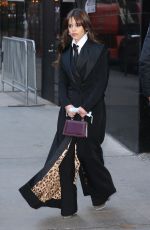 JENNA ORTEGA Arrives at Good Morning America in New York 11/21/2022