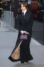 JENNA ORTEGA Arrives at Good Morning America in New York 11/21/2022