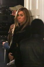 JENNIFER ANISTON on the Set of The Morning Show in Los Angeles 11/04/2022