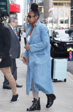JENNIFER HUDSON Arrives at Late Show with Stephen Colbert in New York 10/31/2022