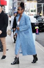 JENNIFER HUDSON Arrives at Late Show with Stephen Colbert in New York 10/31/2022