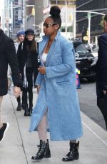 JENNIFER HUDSON Arrives at Late Show with Stephen Colbert in New York 10/31/2022