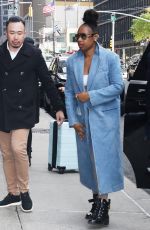 JENNIFER HUDSON Arrives at Late Show with Stephen Colbert in New York 10/31/2022