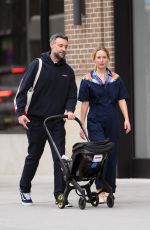 JENNIFER LAWRENCE and Cooke Maroney Out wit Their Baby in New York 11/06/2022