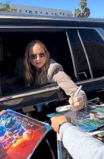 JENNIFER LAWRENCE Leaves Causeway Q&A in Los Angeles 11/20/2022