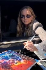 JENNIFER LAWRENCE Leaves Causeway Q&A in Los Angeles 11/20/2022