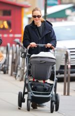 JENNIFER LAWRENCE Out with Her Baby for Morning Walk in New York 11/29/2022