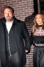 JENNIFER LOPEZ and Ben Affleck Out in New York 11/25/2022