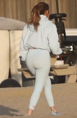 JENNIFER LOPEZ at a Photoshoot on the Beach in Malibu 11/30/2022