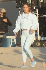 JENNIFER LOPEZ at a Photoshoot on the Beach in Malibu 11/30/2022