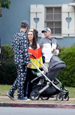 JENNIFER LOVE HEWITT and Brian Hallisay go Trick or Treating in Pacific Palisades 10/31/2022
