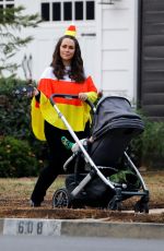 JENNIFER LOVE HEWITT and Brian Hallisay go Trick or Treating in Pacific Palisades 10/31/2022