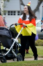 JENNIFER LOVE HEWITT and Brian Hallisay go Trick or Treating in Pacific Palisades 10/31/2022