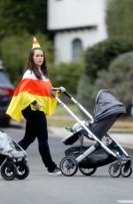 JENNIFER LOVE HEWITT and Brian Hallisay go Trick or Treating in Pacific Palisades 10/31/2022