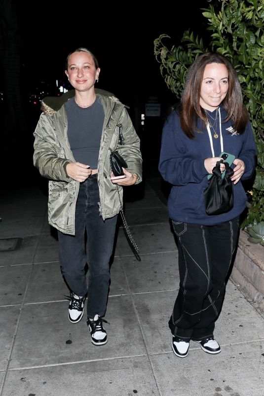 JENNIFER MEYER Out for Dinner with a Friend at Matsuisha in Beverly Hills 11/19/2022