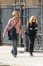 JESSICA CHASTAIN and Michael Shannon Out in New York 11/04/2022