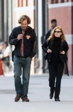 JESSICA CHASTAIN and Michael Shannon Out in New York 11/04/2022