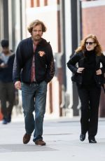 JESSICA CHASTAIN and Michael Shannon Out in New York 11/04/2022