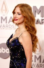 JESSICA CHASTAIN at 56th Annual CMA Awards at Bridgestone Arena in Nashville 11/09/2022