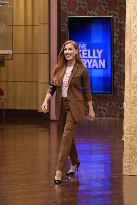 JESSICA CHASTAIN at Live with Kelly and Ryan 11/16/2022