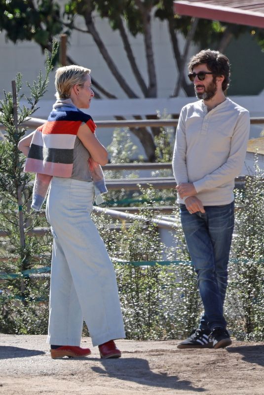 JOCELYN TOWNE Visits a Horse Stables in Santa Barbara 11/26/2022