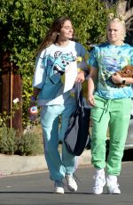 JOJO SIWA and AVERY CYRUS Heading to a Birthday Party in Los Angeles 11/13/2022