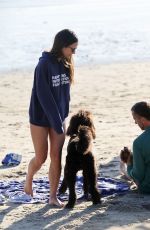 JORDANA BREWSTER and Mason Morfit Out at a Beach in Santa Barbara 11/26/2022