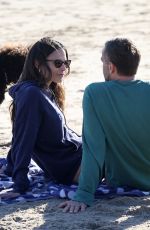 JORDANA BREWSTER and Mason Morfit Out at a Beach in Santa Barbara 11/26/2022