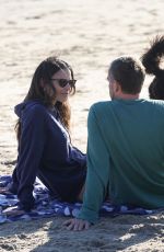 JORDANA BREWSTER and Mason Morfit Out at a Beach in Santa Barbara 11/26/2022