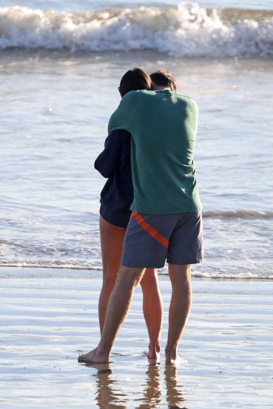 JORDANA BREWSTER and Mason Morfit Out at a Beach in Santa Barbara 11/26/2022