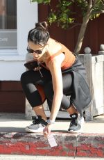 JORDANA BREWSTER Leaves Gym in Brentwood 10/31/2022