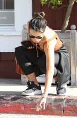 JORDANA BREWSTER Leaves Gym in Brentwood 10/31/2022