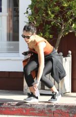 JORDANA BREWSTER Leaves Gym in Brentwood 10/31/2022