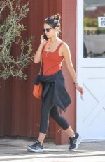 JORDANA BREWSTER Leaves Gym in Brentwood 10/31/2022