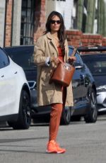 JORDANA BREWSTER Out for Morning Coffee in Brentwood 11/22/2022