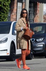 JORDANA BREWSTER Out for Morning Coffee in Brentwood 11/22/2022