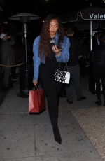 JORDYN WOOD Out for Dinner at Catch Steak in West Hollywood 11/18/2022