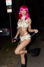 JOY CORRIGAN Leaves a Halloween Party in West Hollywood 10/31/2022