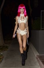 JOY CORRIGAN Leaves a Halloween Party in West Hollywood 10/31/2022