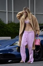 JOY CORRIGAN Out in Her New Porsche Taycan in Los Angeles 11/17/2022