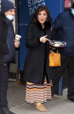 JUJU CHANG Arrives at Good Morning America in New York 11/18/2022