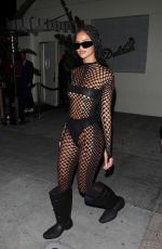 JULIANA NALU Night Out at Delilah in West Hollywood 11/20/2022
