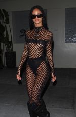 JULIANA NALU Night Out at Delilah in West Hollywood 11/20/2022