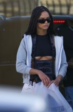 JULIANA NALU Out for Lunch with Kanye West in Los Angeles 11/20/2022