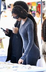 JULIANA NALU Shopping at Melrose Trading Post in West Hollywood 11/27/2022