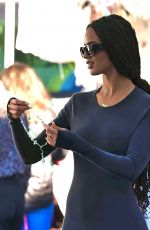 JULIANA NALU Shopping at Melrose Trading Post in West Hollywood 11/27/2022